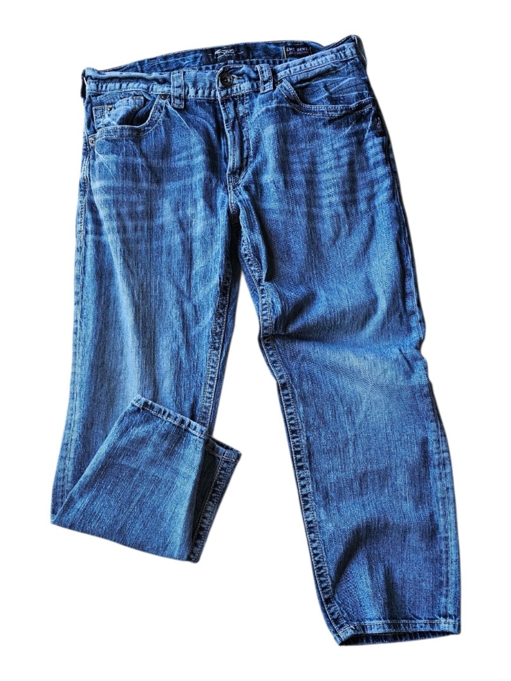Silver Jeans Eddie Men’s Straight Leg Jeans 36x30 Medium Wash Denim